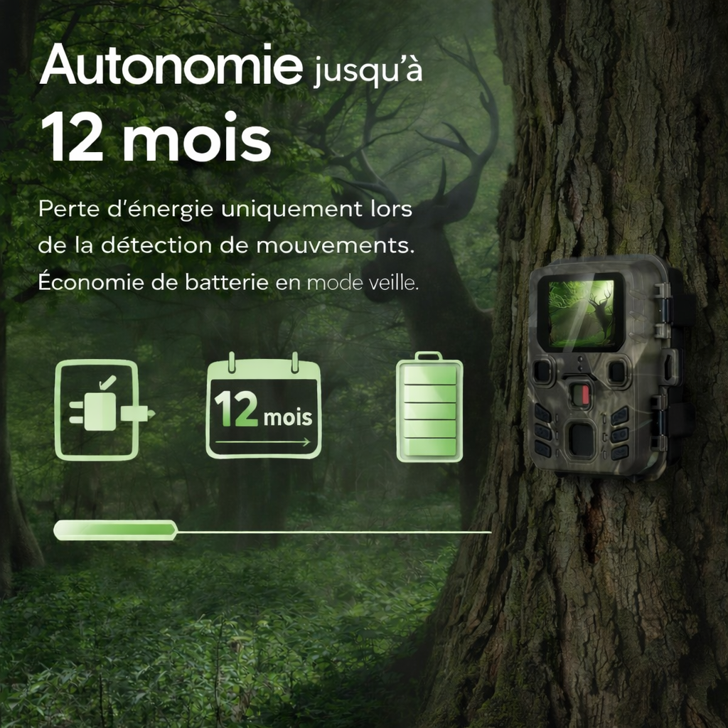 Caméra de Chasse Mini Compacte Wifi