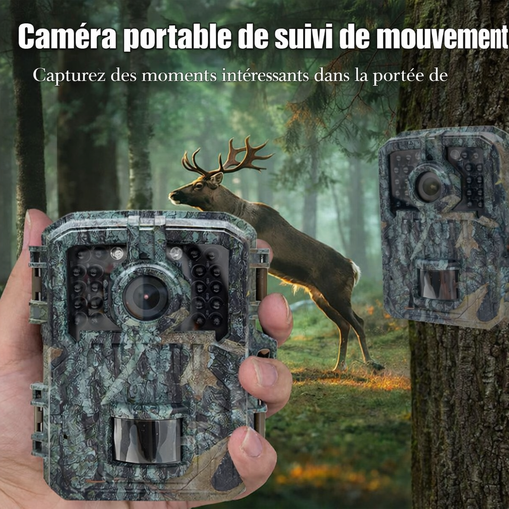 Caméra de Chasse Full HD Vision Nocturne