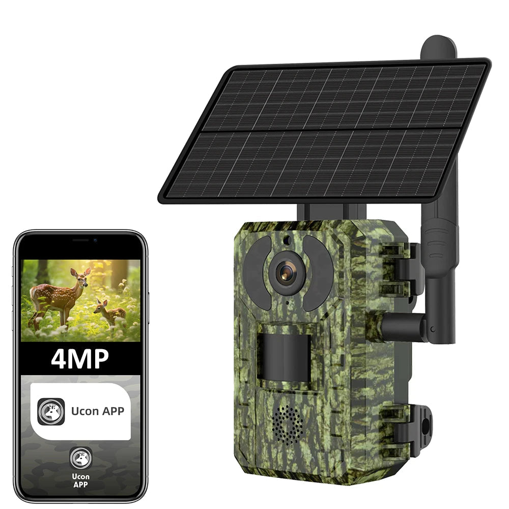 Caméra de Chasse 4G Solaire 32G
